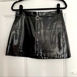 *2 for $45* Zara Patent Leather Zip Skirt